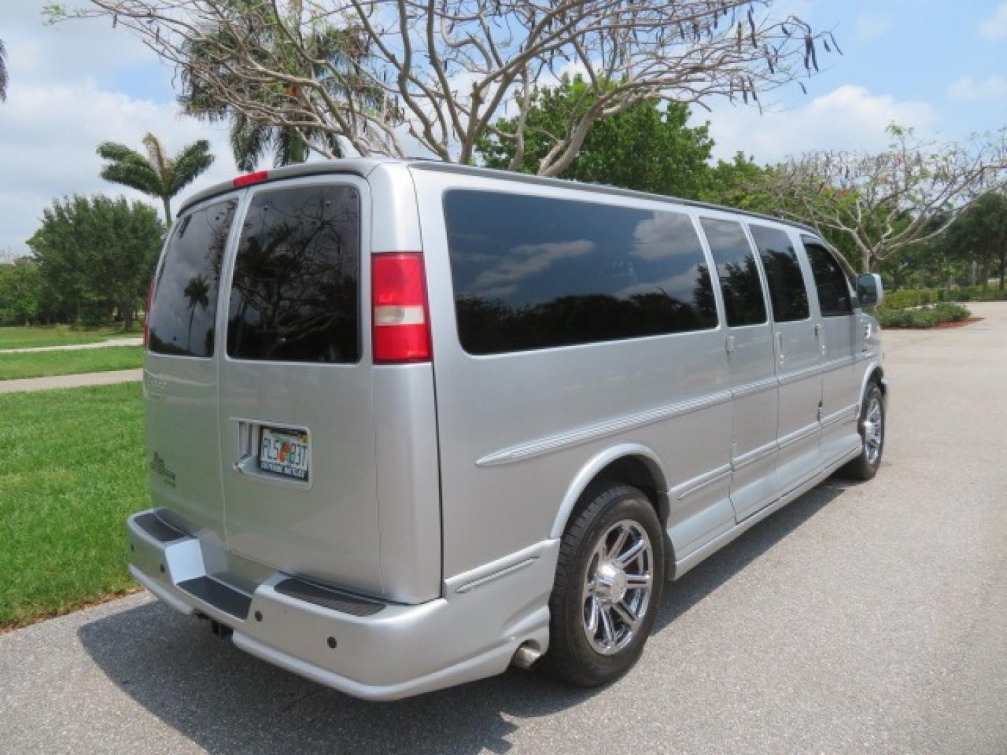 2014 Chevrolet Express (1GBWGLCG3E1) , located at 4301 Oak Circle #19, Boca Raton, FL, 33431, (954) 561-2499, 26.388861, -80.084038 - You are looking at a Rare 2014 Chevy Express 2500 Quigley 4x4 Four Wheel Drive Explorer Limited SE 9 Passenger Conversion Van with: 107K Original Miles, 6 Captain Chairs, Rear Power Folding Bench Seat Bed, Center Consoler Cooler, Front PPF (Paint Protection Film) Explorer Limited Conversion Througho - Photo#27